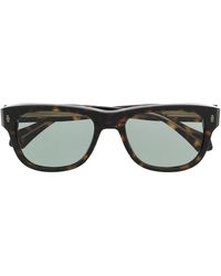 Cartier - Square-Frame Tortoiseshell-Effect Sunglasses - Lyst