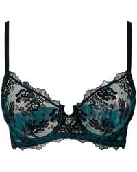 Twinset - Embroidered-Tulle Underwire Bra - Lyst