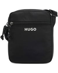 HUGO - Logo Messenger Bag - Lyst