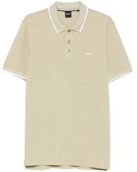 BOSS - Parlay 190 Logo-Print Tipped Polo Shirt - Lyst