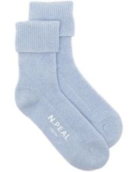 N.Peal Cashmere - Ribbed Socks - Lyst