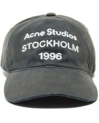 Acne Studios - Logo-Embroidered Hat - Lyst