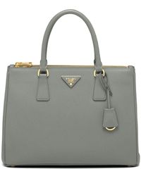 Prada - Large Galleria Saffiano Leather Handbag - Lyst