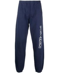 Sporty & Rich - Logo-Print Detail Track Pants - Lyst