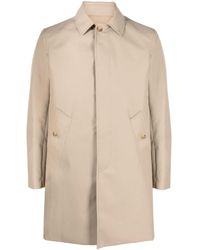 Sandro - Single-breasted Concealed Coat - Lyst