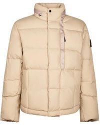 Stone Island - Quilted Logo-Patch Jacket - Lyst