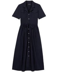Brooks Brothers - Belted Midi Shirt Dress - Lyst