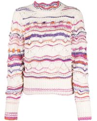 Isabel Marant - Knitted Cotton-blend Sweatshirt - Lyst