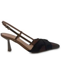 Roberto Festa - Frayed Slingback-Strap Pumps - Lyst
