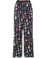 Temperley London - Gloriette Silk Trousers - Lyst