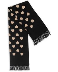 GOIA - Schal Mit Herz-Print - Lyst