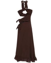 Raquel Diniz - Dress With Ruffled Hem - Lyst