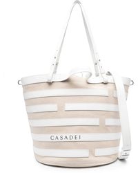 Casadei - Gestreifte Tasche - Lyst