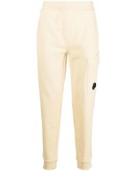 C.P. Company - Logo-Plaque Cotton Track Pants - Lyst
