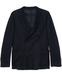 Lardini - Brooch-Detail Blazer - Lyst