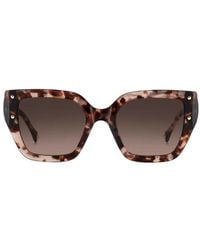 Carolina Herrera - Geometric-Frame Sunglasses - Lyst