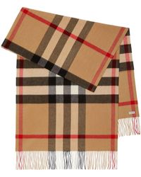 Burberry - House Check-pattern Cashmere Scarf - Lyst
