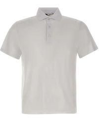 Kangra - Short-Sleeve Button Polo Shirt - Lyst