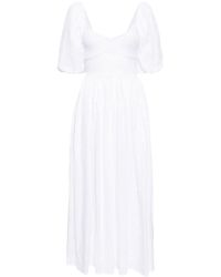 Faithfull The Brand - Rosarico Linen Midi Dress - Lyst