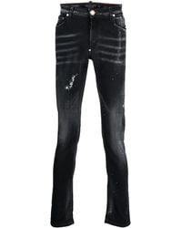 Philipp Plein - Distressed Skinny-Cut Jeans - Lyst