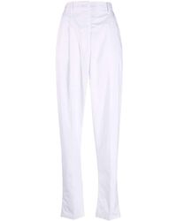 N°21 - High-waisted Tapered Trousers - Lyst