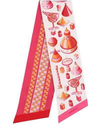Ferragamo - Renaissance-print Scarf - Lyst