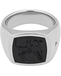 Tom Wood - Cushion Eros Onyx-Embellished Ring - Lyst
