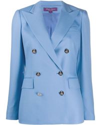 Ralph Lauren Collection Double-breasted Cashmere Blazer - Blue