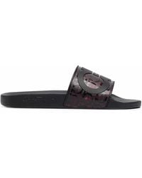 Ferragamo - Groove Logo-Embossed Sliders - Lyst