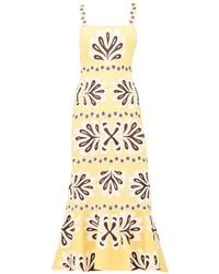 Alexis - Sirena Graphic-Print Midi Dress - Lyst
