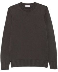 Kangra - Crew-Neck Ribbed-Trim Sweater - Lyst