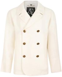 Sealup - Double-Breasted Notched-Lapel Jacket - Lyst