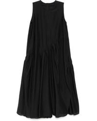 JNBY - Pleated Asymmetric-Hem Dress - Lyst