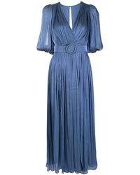 Costarellos - V-Neck Maxi Dress - Lyst
