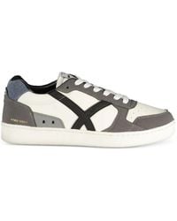 Gas - Panelled Lace-Up Sneakers - Lyst