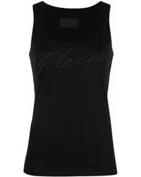 Philipp Plein - Tanktop Met Geborduurd Logo - Lyst