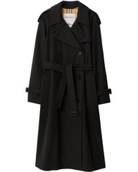Burberry - Double-breasted belted trench coat - Lyst