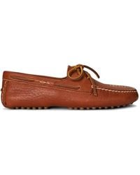 Polo Ralph Lauren - Laces Leather Loafers - Lyst