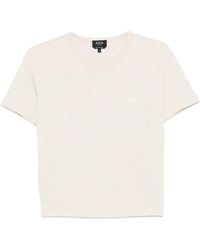 A.P.C. - Crew-Neck T-Shirt - Lyst
