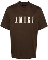 Amiri - Logo-print Cotton T-shirt - Men's - Cotton - Lyst