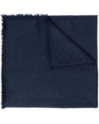 Max Mara - Jacquard-Schal Mit Monogrammmuster - Lyst