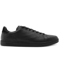 Burberry - Embossed Check Leather Set Sneakers - Lyst