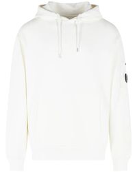 C.P. Company - Drawstring Lens Patch Hoodie - Lyst