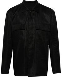 Lardini - Buttoned Shirt Jacket - Lyst