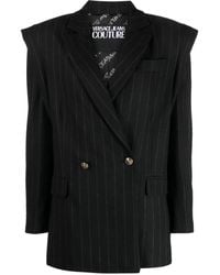 Versace Jeans Couture - Blazer Met Krijtstreep - Lyst