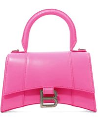 Balenciaga - Hourglass Logo-Detail Tote Bag - Lyst