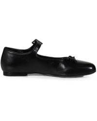 Sandy Liang - Paw Buckle-Fastening Bow-Detail Ballet Flats - Lyst