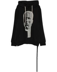 Rick Owens - Sweatshirt Peter Hoodie/ Pearl - Lyst