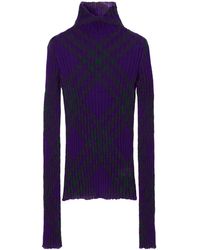 Burberry - Check Jumper - Lyst
