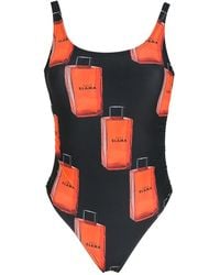 Amir Slama - Graphic Logo-Print Swimsuit - Lyst